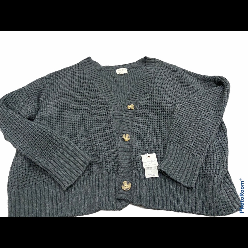 Gray Cardigan - Picture 4 of 4